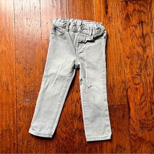 Toddler Boy Gray Skinny Jeans